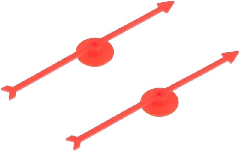 Tiosen 2Pcs Spinner Game Board Set with Arrow, Red Plastic Party Game for Home and School - Image 1